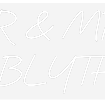 Custom Neon: MR & MRS 
BL...
