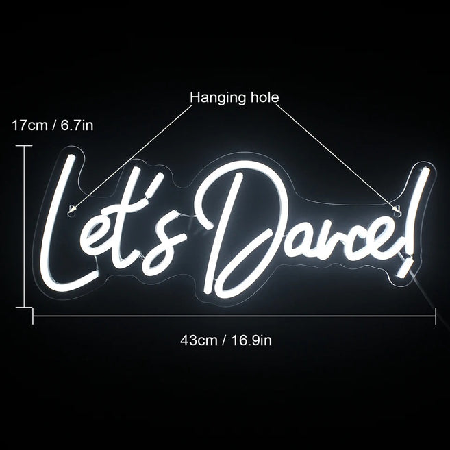 Lets Dance Neon Sign