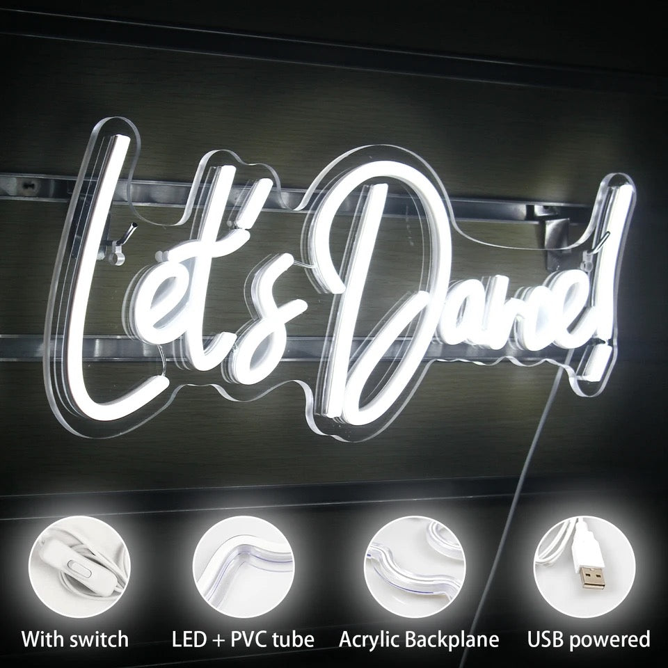 Lets Dance Neon Sign