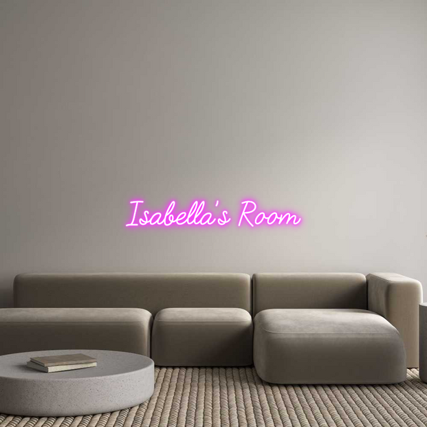 Custom Neon: Isabella’s Room