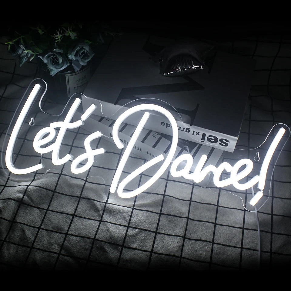 Lets Dance Neon Sign