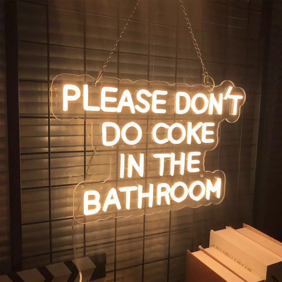 Bathroom Neon Sign