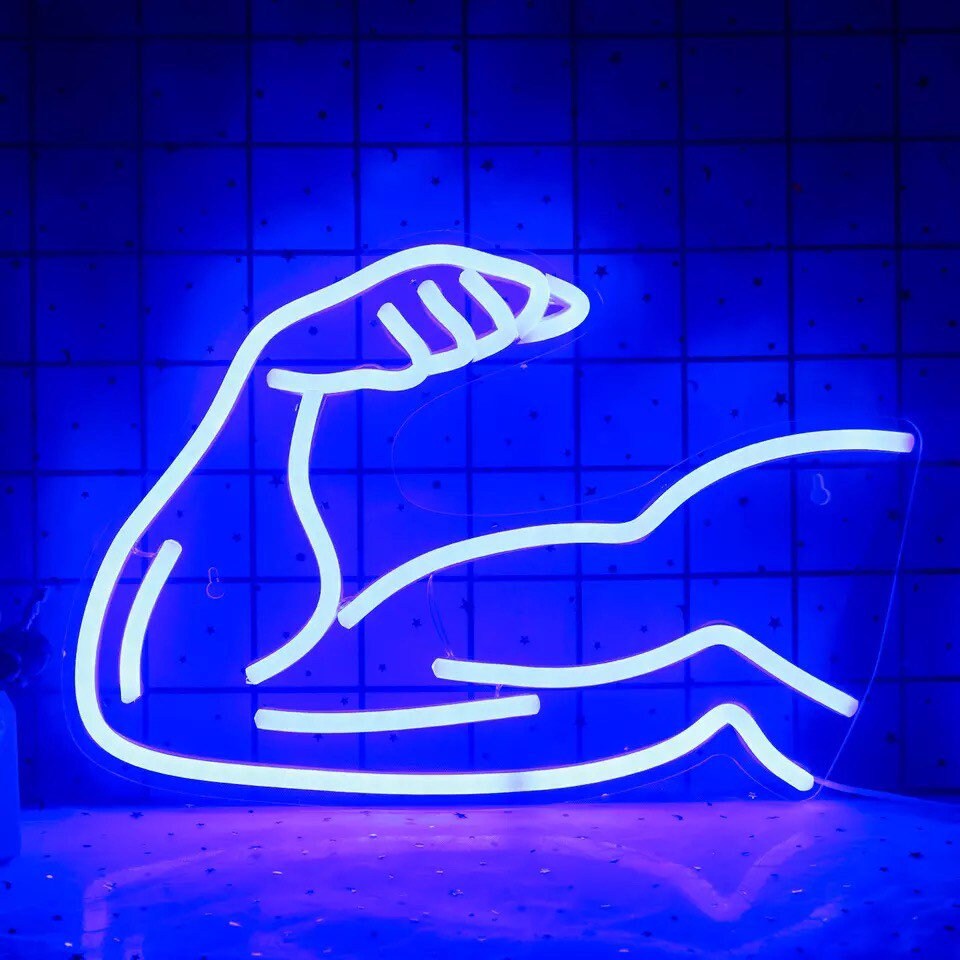 Neon Sign muscular
