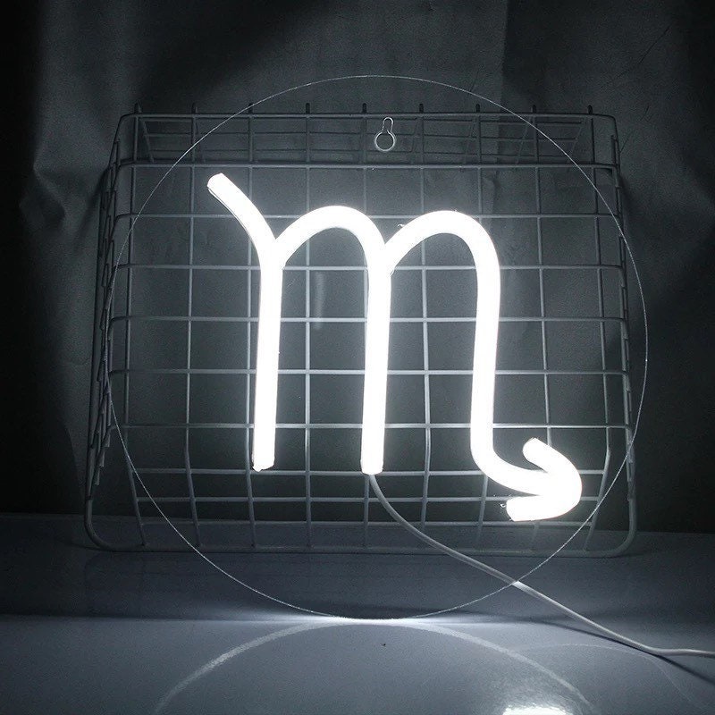 Scorpio neon sign