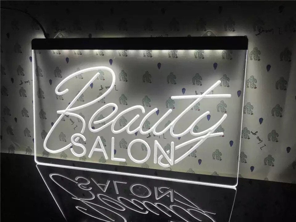 Beauty salon neon sign