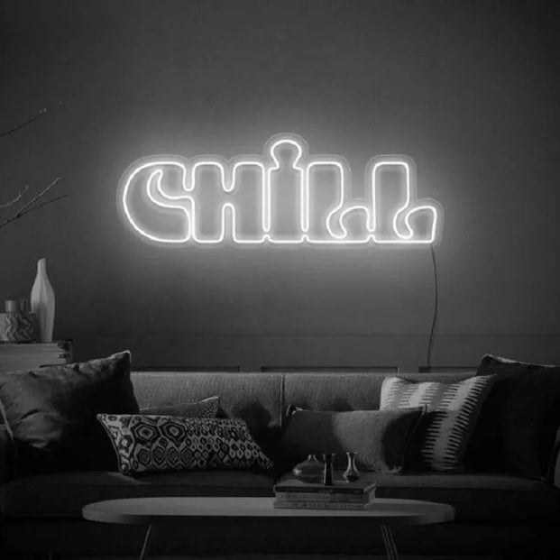 Chill neon sign
