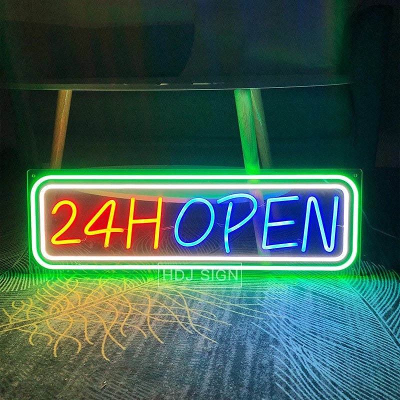 Store front neon sign