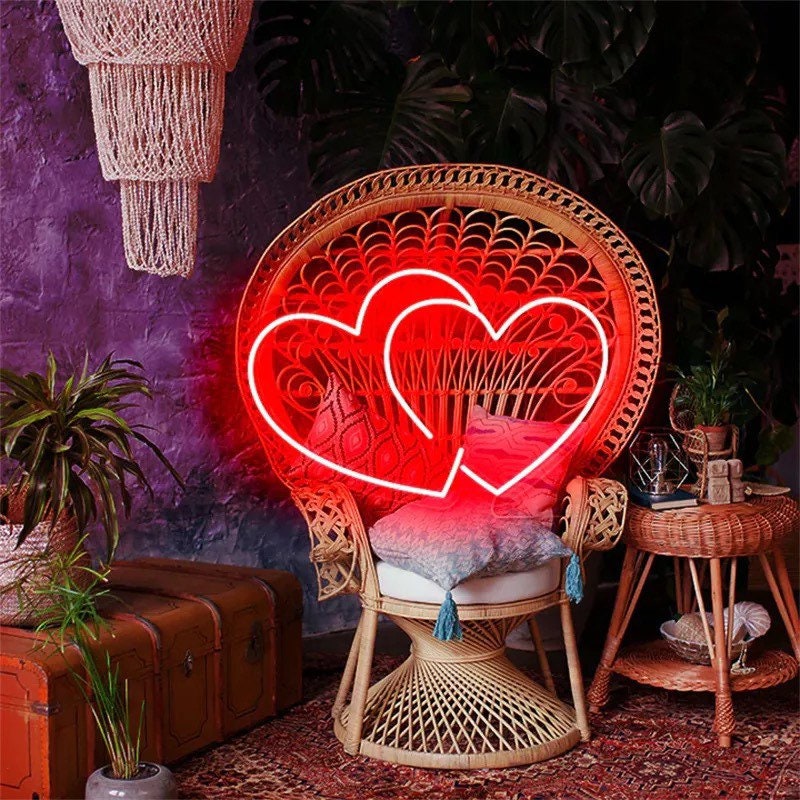 love heart neon