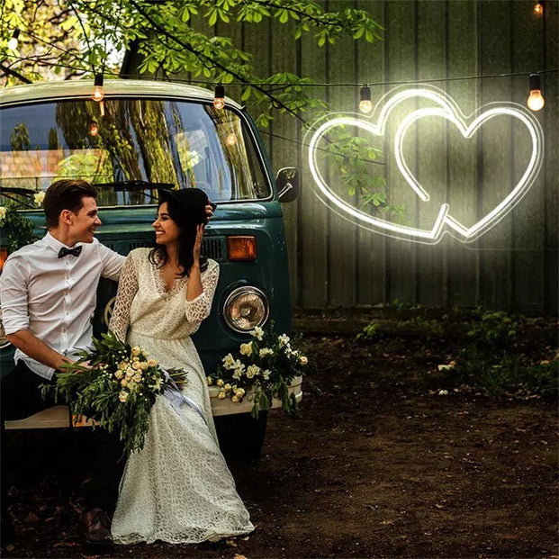 love heart neon