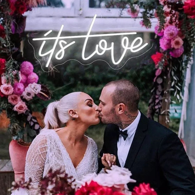 Its Love Neon sign