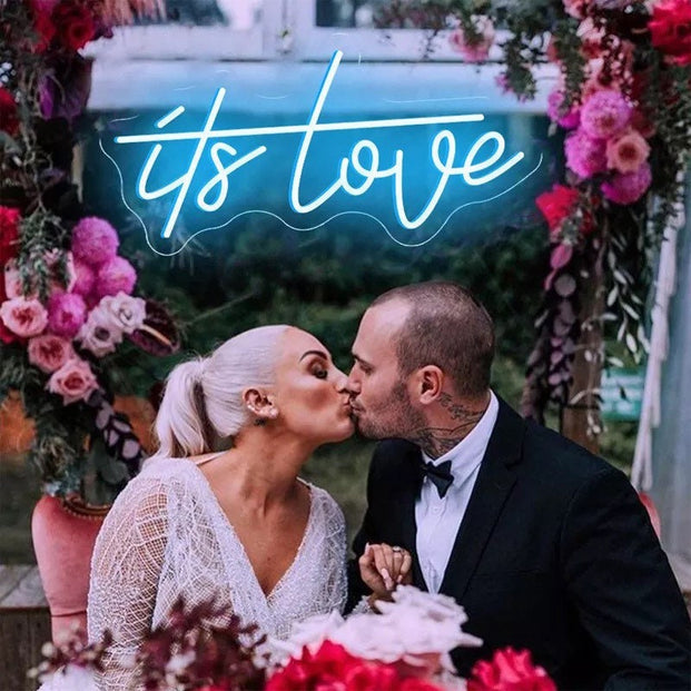Its Love Neon sign