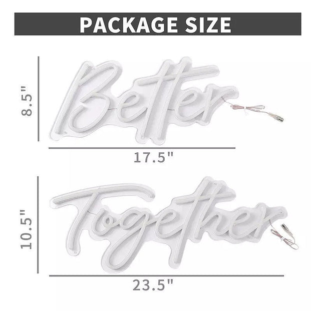 Better Together LED Neon Sign