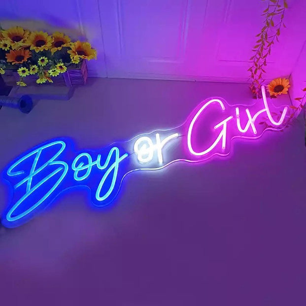 Boy or Girl Custom Neon
