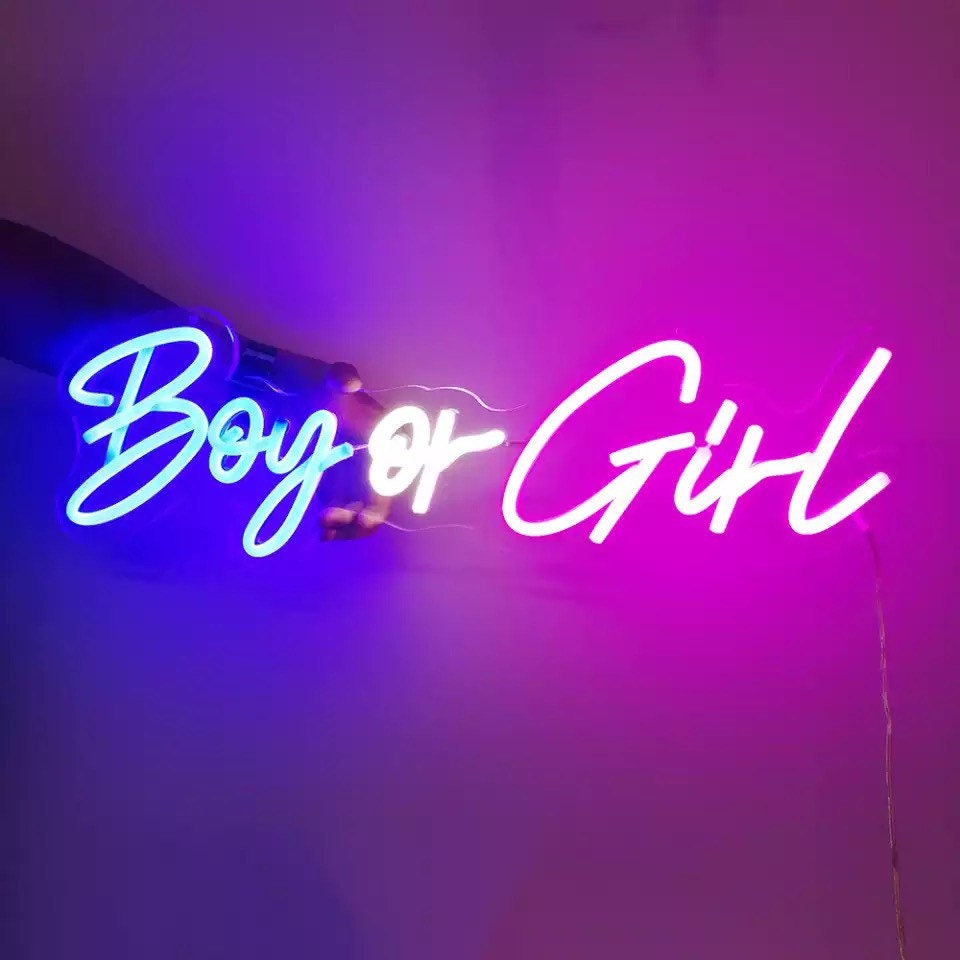 Boy or Girl Custom Neon