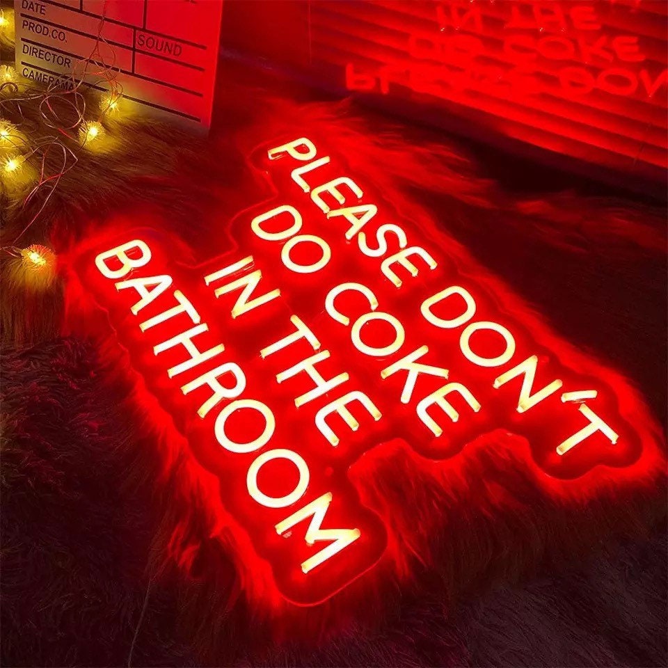 Bathroom Neon Sign