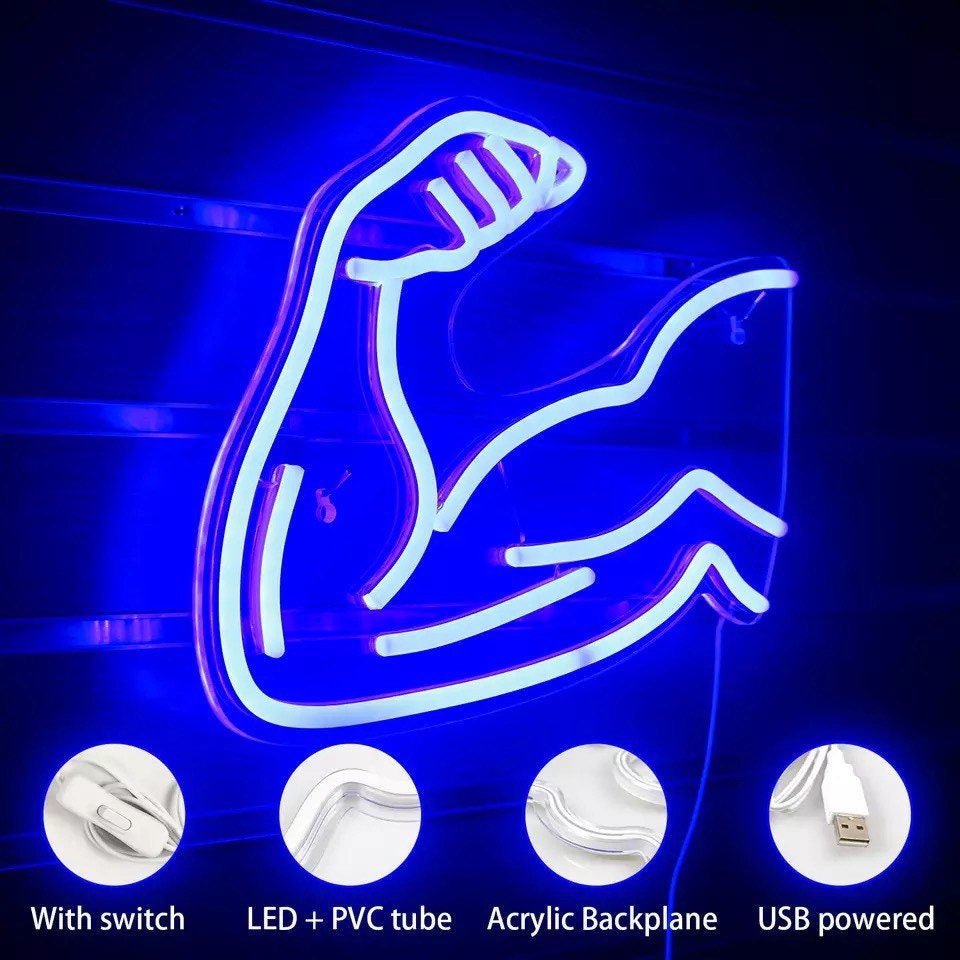 Neon Sign muscular