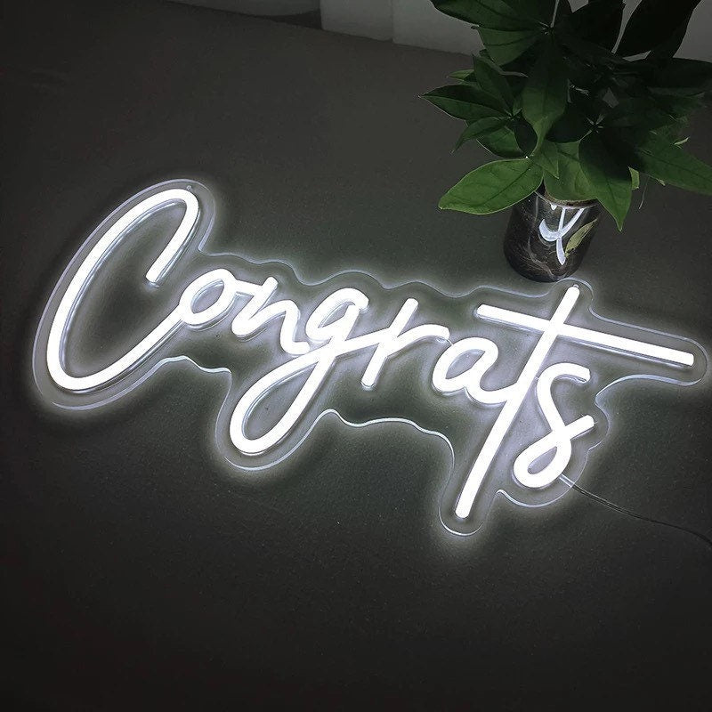 Congrats Neon Sign