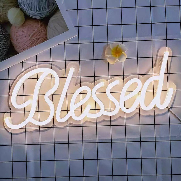 Blessed LED Neon Sign
