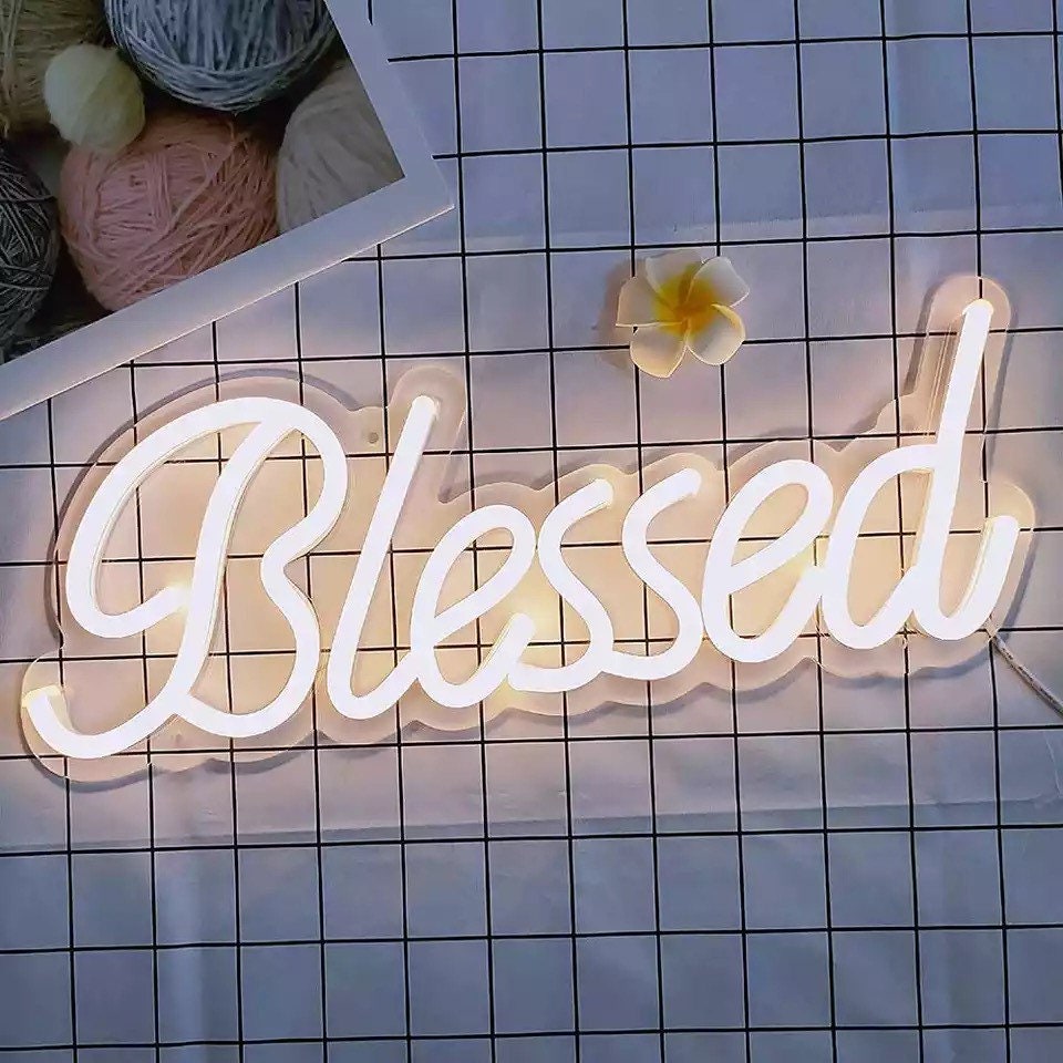 Blessed LED Neon Sign