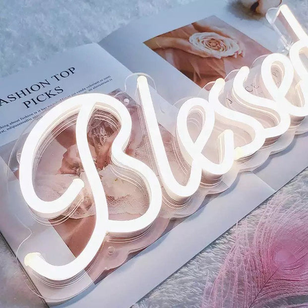 Blessed LED Neon Sign