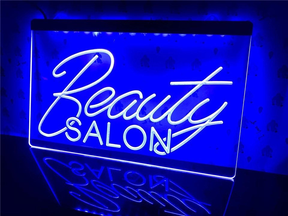 Beauty salon neon sign