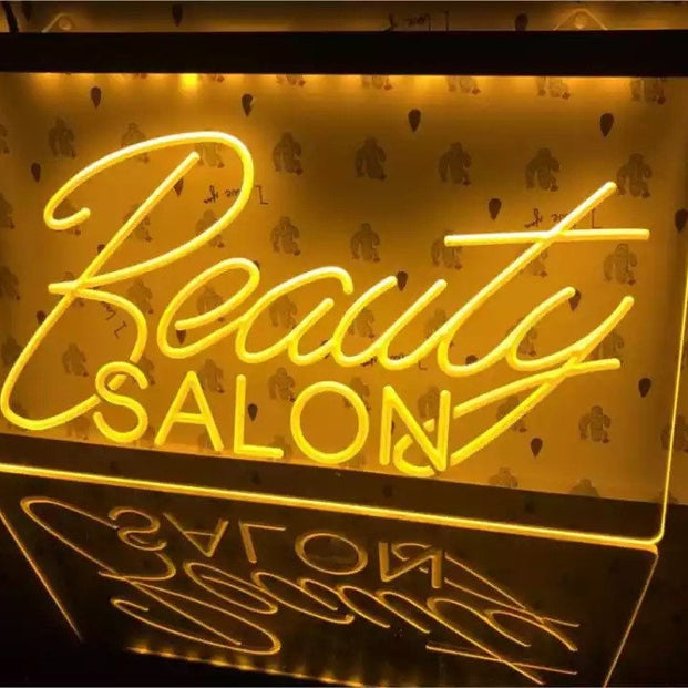 Beauty salon neon sign