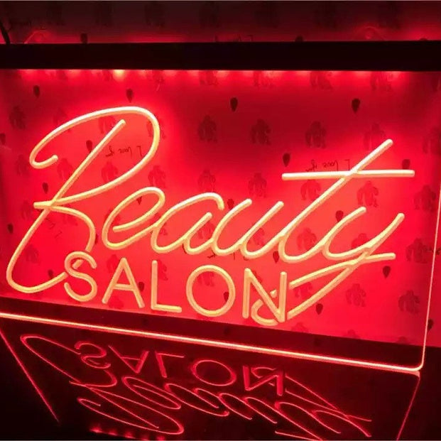 Beauty salon neon sign