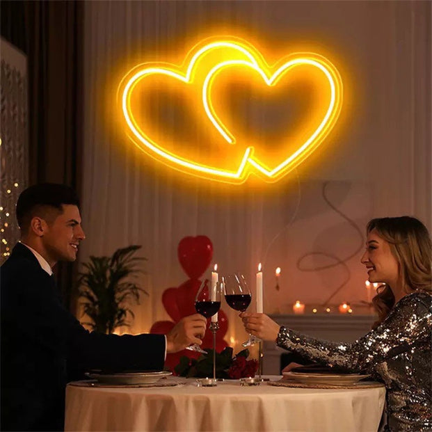 love heart neon
