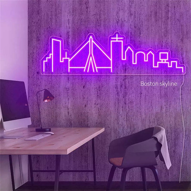 City Outline Neon LED