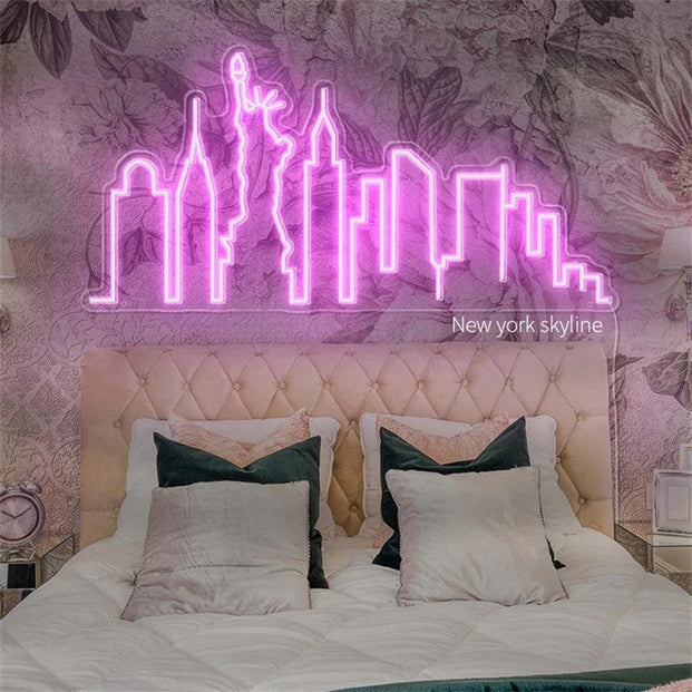 City Outline Neon LED