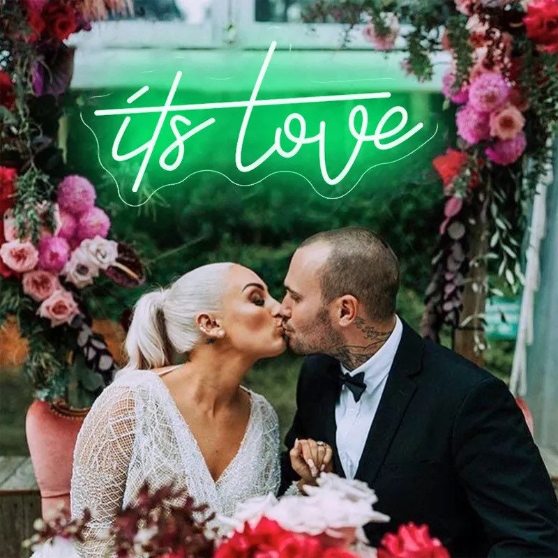 Its Love Neon sign