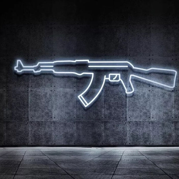 AK-47 Neon Sign