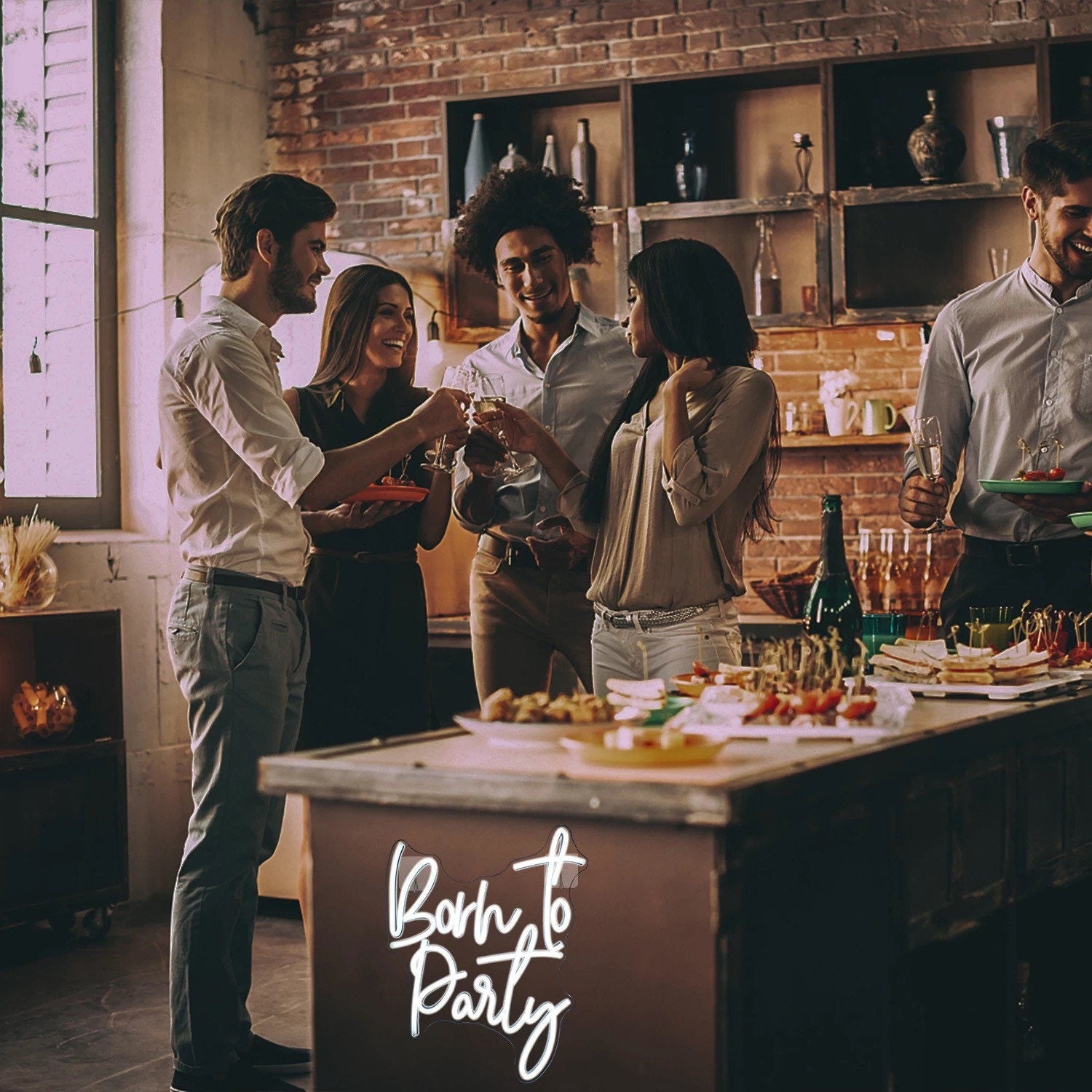 Born to Party Custom Neon